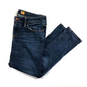 Pilcro and the Letterpress Stet Mid Rise Crop Jean